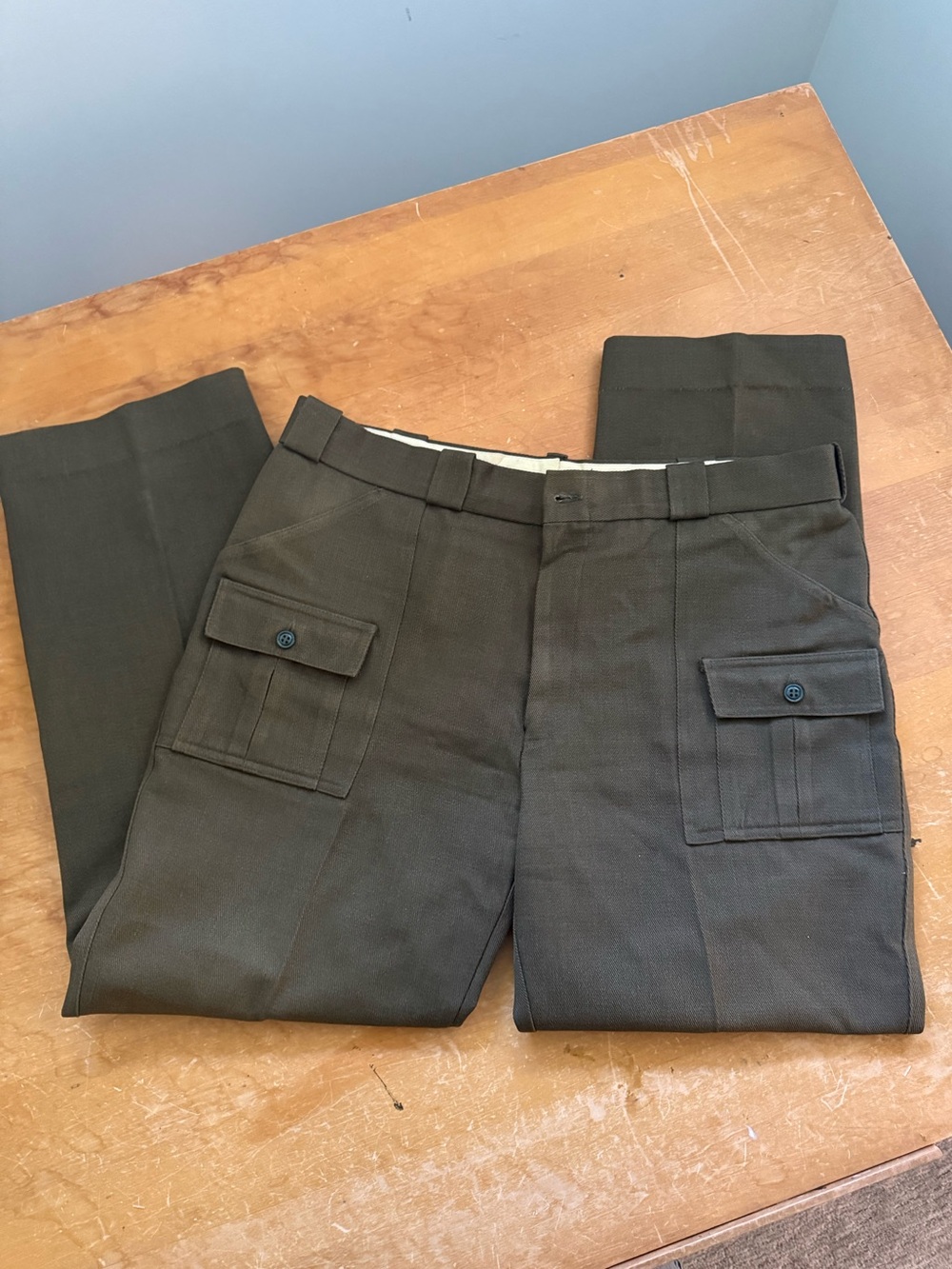 Vintage Cabela’s Sidney NE Wool Hunting Pants Whipcord Cargo